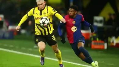 حكم مباراة برشلونة وبوروسيا دورتموند في دوري الأبطال